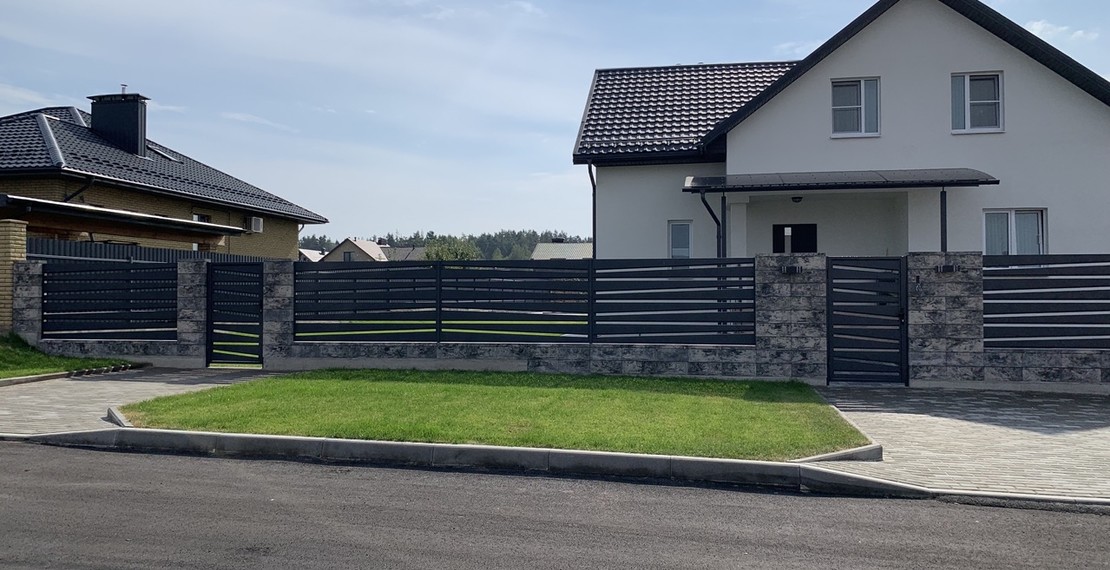 Бетонные блоки для забора FaBrick 500х200x200мм - Беларусь