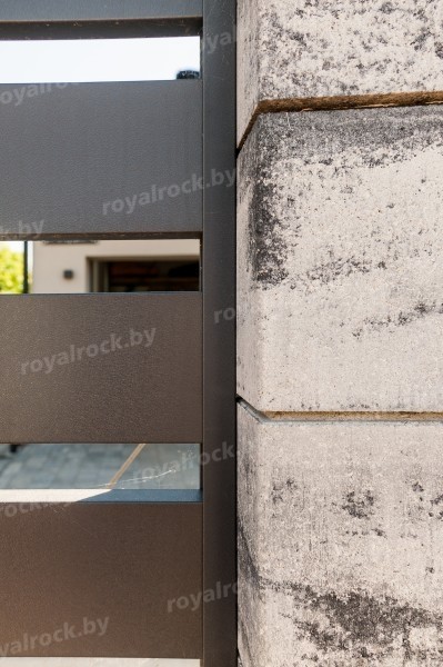 Забор из камня Joniec Roma Horizon Onyx в Валерьяново - фото 9