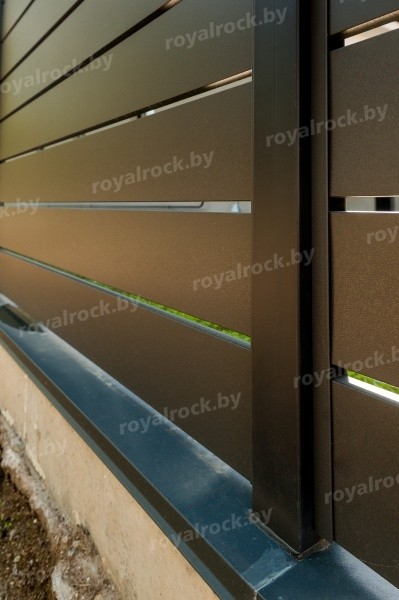 Забор из камня Joniec Roma Horizon Onyx в Валерьяново - фото 13